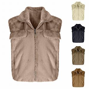 Жилет зі штучного хутра synthetic.ua - Фото 1