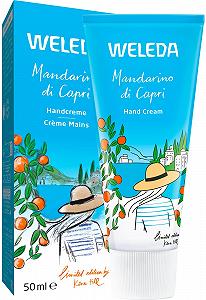 Крем для рук WELEDA Organic Mandarino di Capri Vegan с органическим мандарином - натуральное косметическое средство, питает, смягчает и разглаживает кожу рук, с ароматом мандарина и розмарина для сухой кожи рук, 50 мл - Фото 1