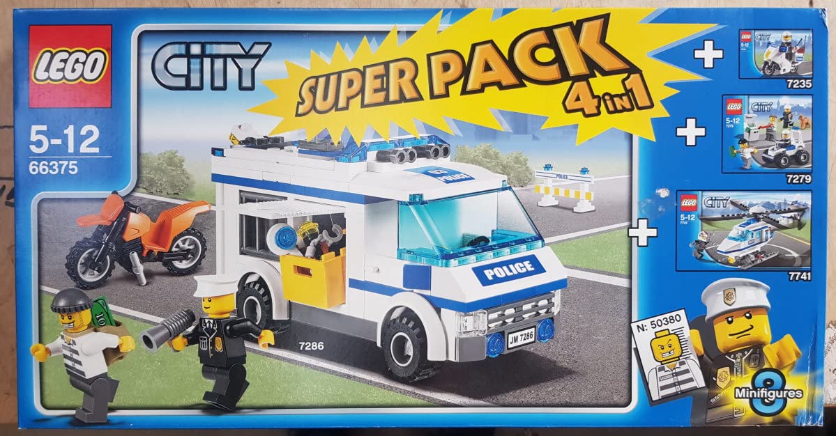 Конструктор Lego City Superpack 66375 4 in 1, фото №1