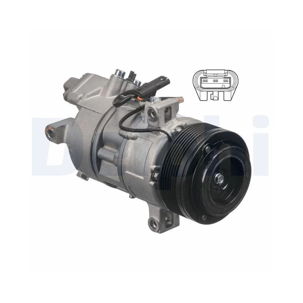 Компрессор кондиционера Delphi CS20498 для BMW, фото №1