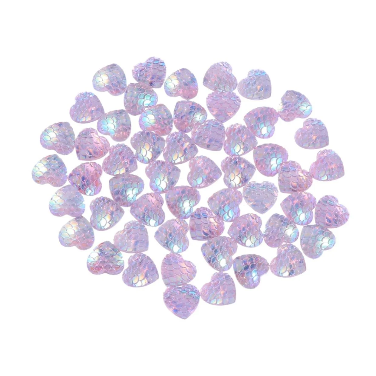 Стрази EXCEART Рибні луски Рожевий, фото №6