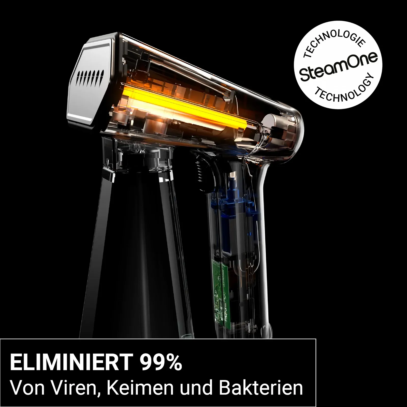 Вертикальный отпариватель STEAMONE EUSN400B 2000 Вт 30 г/мин 400 мл Черный, фото №2