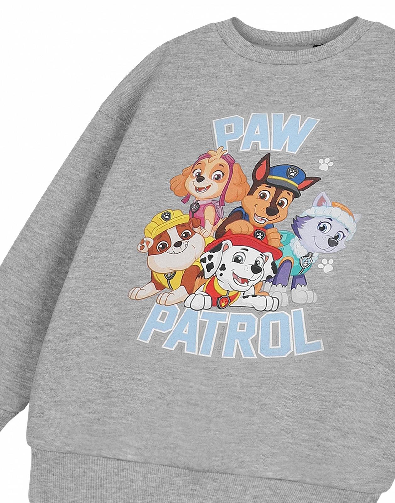 Детский свитшот PAW PATROL Patrol College Unisex, Серый, фото №6