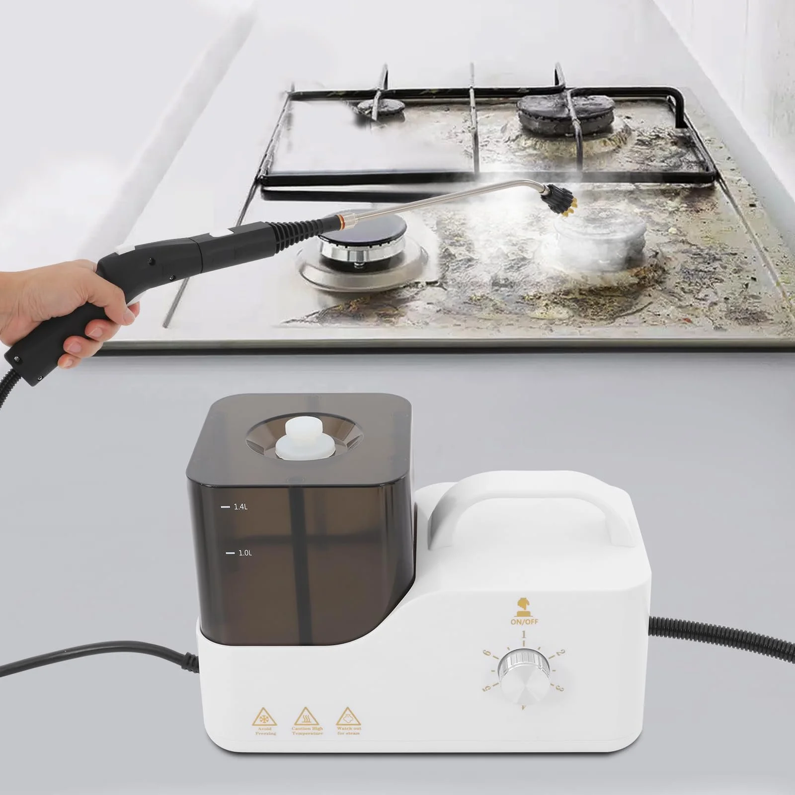 Пароочисник Multifunctional 2600 Вт 3.5 бар 1.4 л, фото №6 Пароочисник Multifunctional 2600 Вт 3.5 бар 1.4 л, фото №6