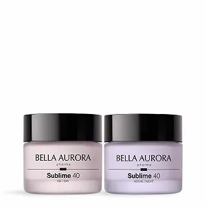 Набір Bella Aurora Sublime 40 Антиоксидантний денний крем SPF20 50 мл та Відновлювальний нічний крем 50 мл synthetic.ua - Фото 1