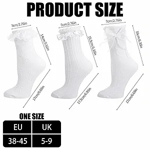 Шкарпетки з рюшами Жіночі 6 пар synthetic.ua - Фото 1