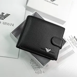 Купити Чоловіче шкіряне портмоне Armani для документів - Фото 1 Чоловіче шкіряне портмоне Armani для документів - Фото 1