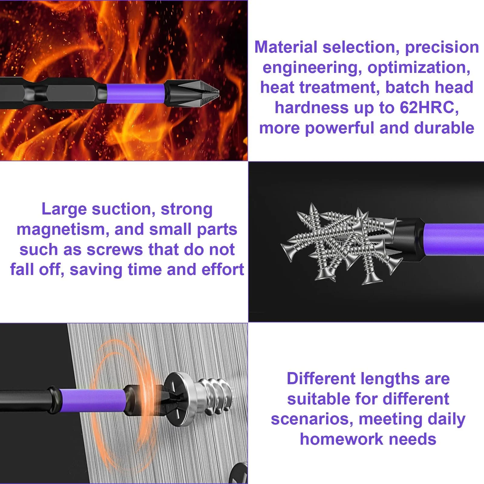 Набір магнітних викруток 6 шт D1, фото №6
