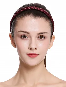 Обруч для волосся WIG ME UP Вузький CXT-008-120 Плетений synthetic.ua - Фото 1