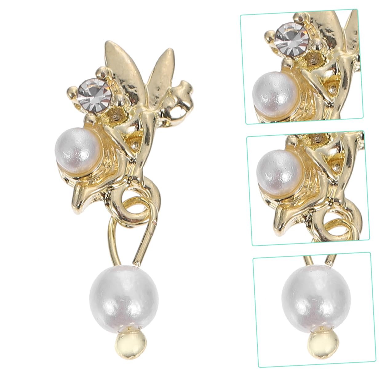 Украшения для ногтей Beavorty 12 шт., жемчуг для DIY маникюра, блестки для лица и украшения для ногтей, аксессуары для нейл-арта для натуральных и искусственных ногтей, фото №6