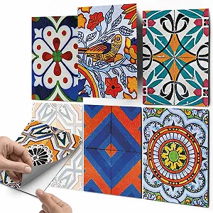 Наклейка для плитки creatisto Portuguese Tiles Самоклеюча 15 x 20 см Набір 9 шт. - Фото 1