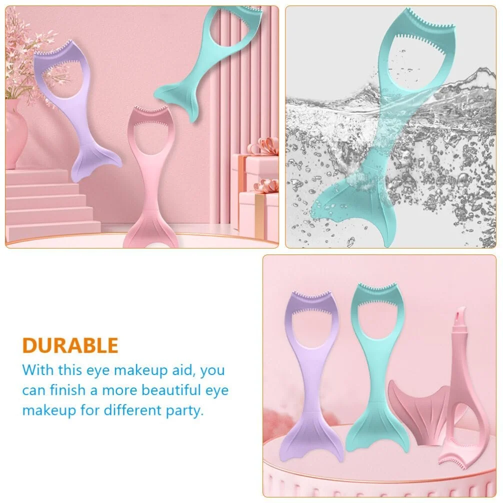 Інструмент для макіяжу SOLUSTRE 3-в-1 для верхніх і нижніх вій, силіконовий аплікатор, фото №5