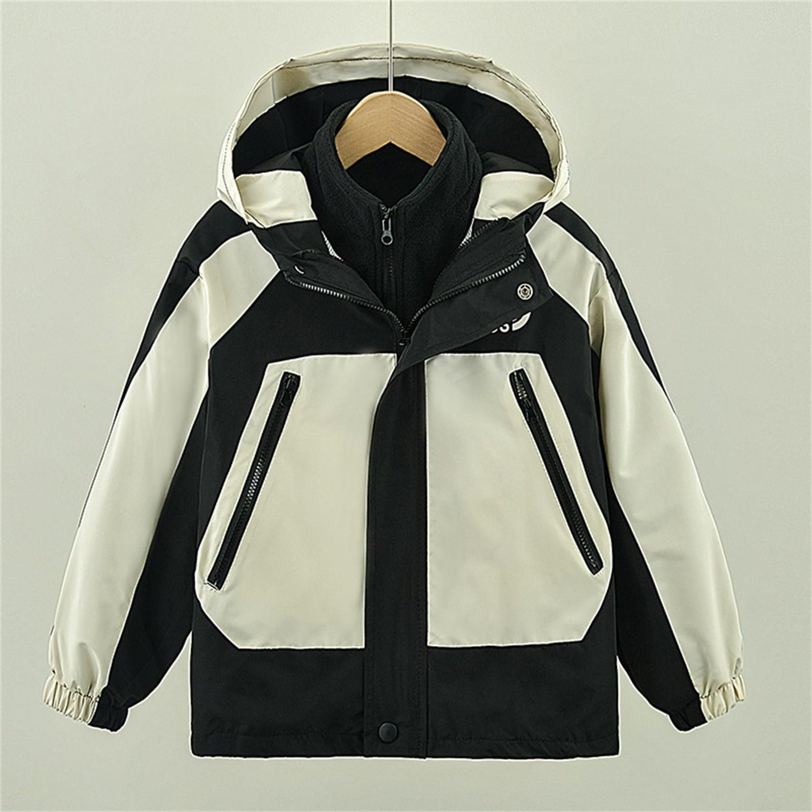 Софтшел куртка KQIVAM для хлопчиків, водонепроникна, кольорова, 3-в-1, з капюшоном, фото №2 Софтшел куртка KQIVAM для хлопчиків, водонепроникна, кольорова, 3-в-1, з капюшоном, фото №2