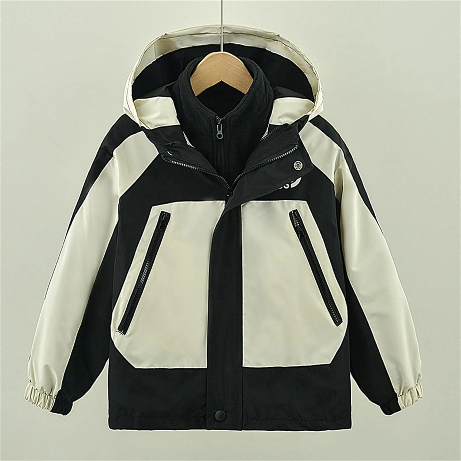 Софтшелл куртка KQIVAM для мальчиков, водонепроницаемая, цветная, 3-в-1, с капюшоном, фото №2 Софтшелл куртка KQIVAM для мальчиков, водонепроницаемая, цветная, 3-в-1, с капюшоном, фото №2