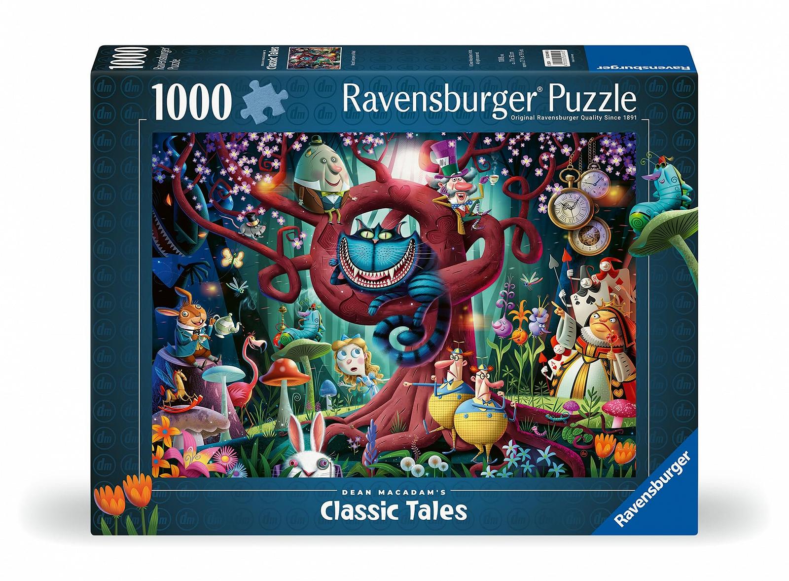 Пазл Ravensburger 12000490 Alice in Wonderland Almost Everyone is Crazy 1000 елементів, фото №2