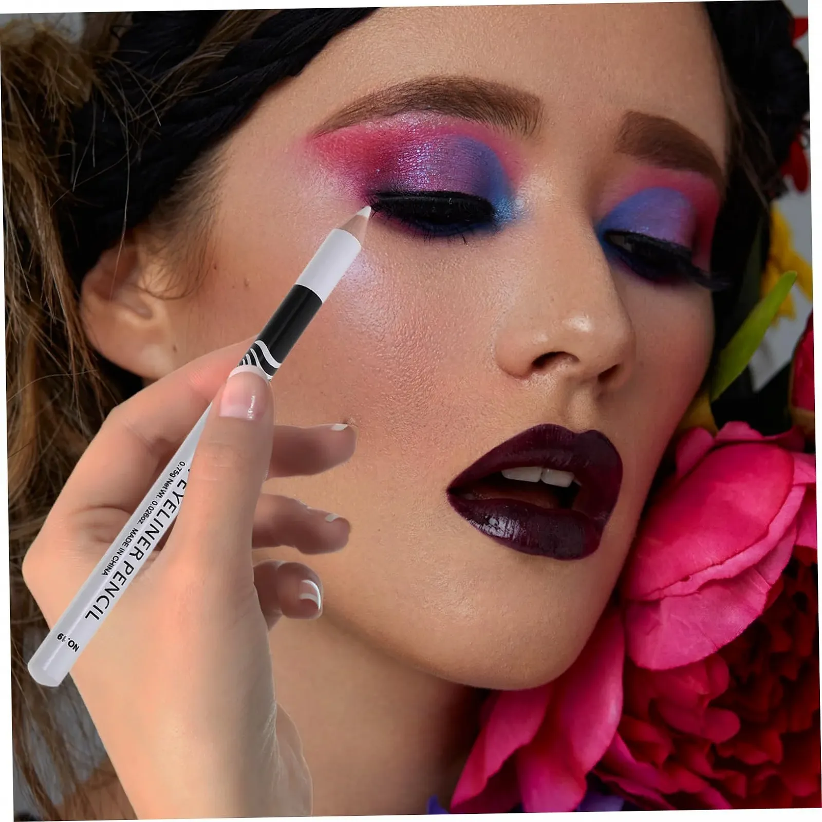 Олівець для очей Lurrose Білий Водостійкий Стійкий Високопігментований Шовковистий, фото №4 Олівець для очей Lurrose Білий Водостійкий Стійкий Високопігментований Шовковистий, фото №4