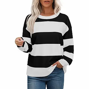 Різдвяний Светр Жіночий Смугастий - Фото 1