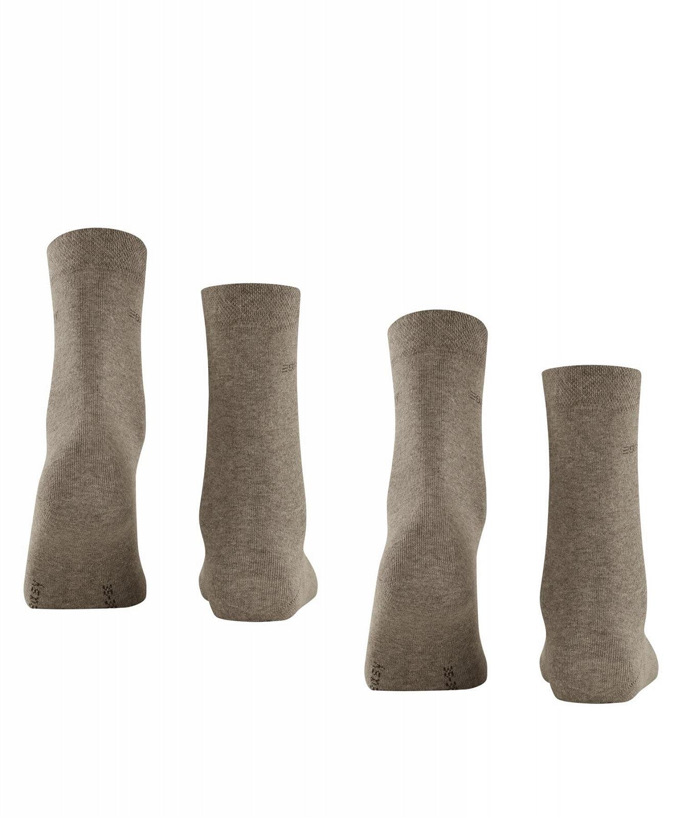 Носки ESPRIT Basic Easy 2-Pack Женские Дышащие Органический хлопок Без давления Комфортный пояс Плоский шов Против точек давления Удобные Диабетикам Для бизнеса Мультипак 2 пары, фото №2