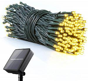 Солнечная Гирлянда Koopower KP8915A 100 LED, 10 метров, Зеленый Провод, Теплый Белый - Фото 1