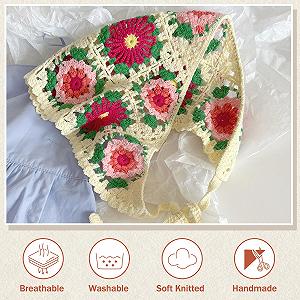 Набор богемных повязок на голову для женщин, 4 шт. synthetic.ua - Фото 1