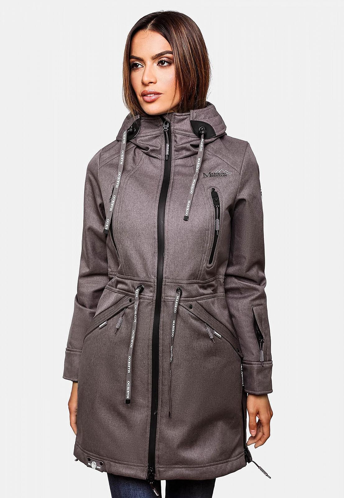 Женское пальто Softshell MARIKOO Racquellee функциональное водонепроницаемое дышащее, фото №5