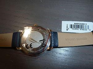 Женские часы Nautica Coral Gables Сталь Кварцевый Ремешок Кожа Синий NAPCGS011 synthetic.ua - Фото 1