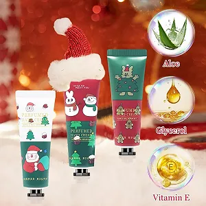 Набір різдвяних кремів для рук Зволожуючі креми synthetic.ua - Фото 1