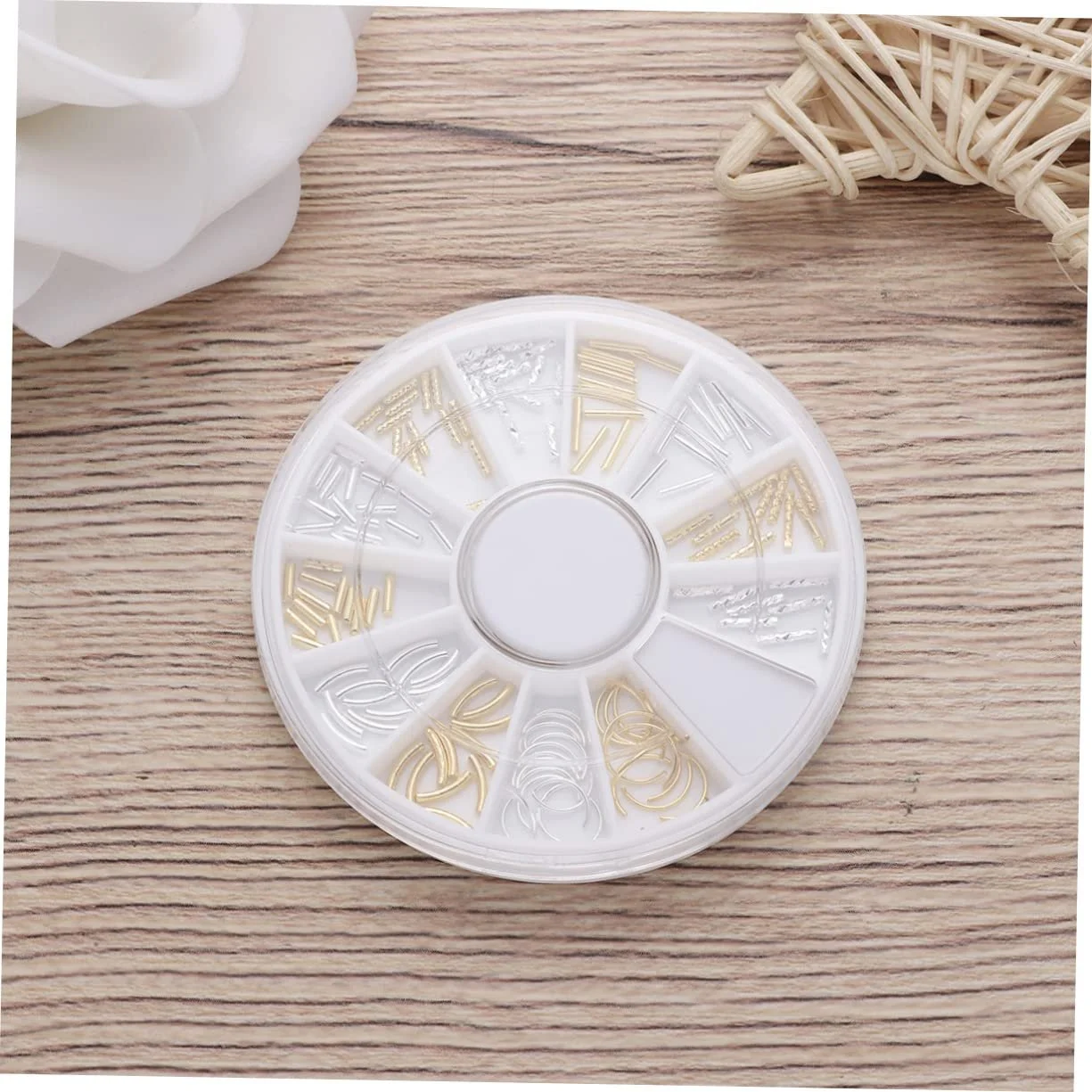 Украшения для ногтей FRCOLOR с металлическими заклепками, 2 шт, фото №3