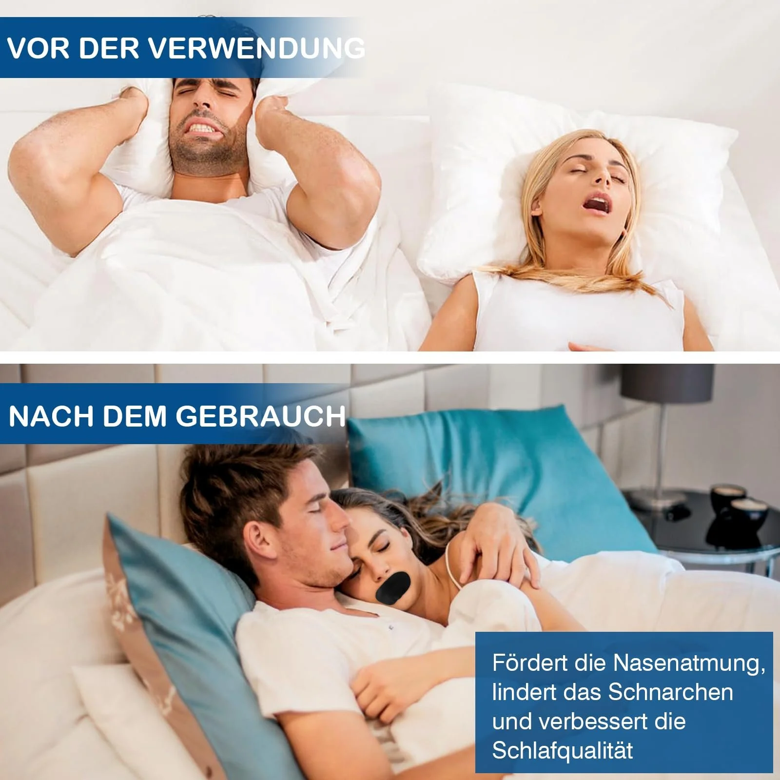 Пластыри от храпа, 50 шт Черная лента для рта для сна, фото №3