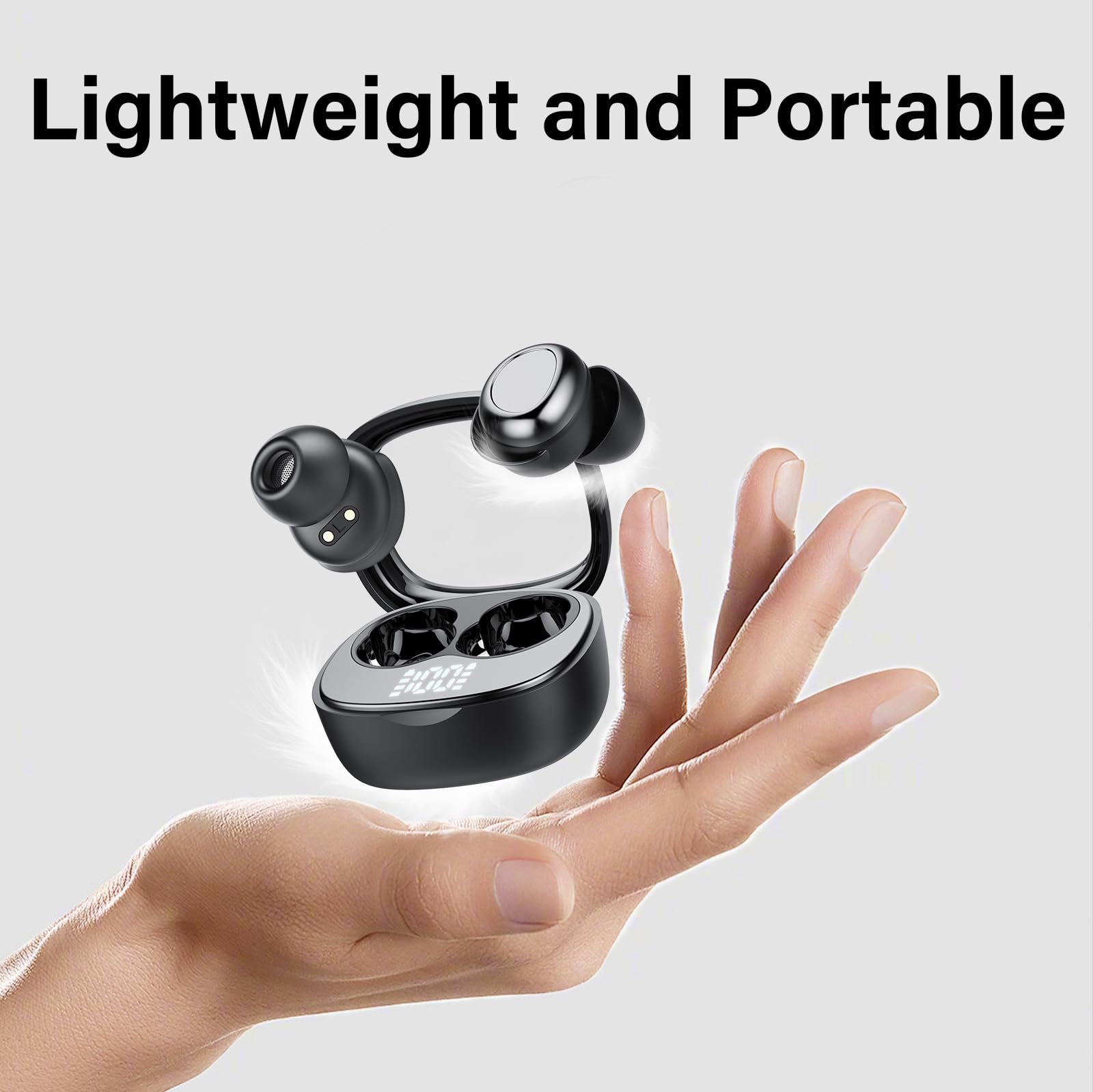 Наушники Вкладыши Doubc Sleep Bluetooth 5.4 Mini Беспроводные Черный, фото №3