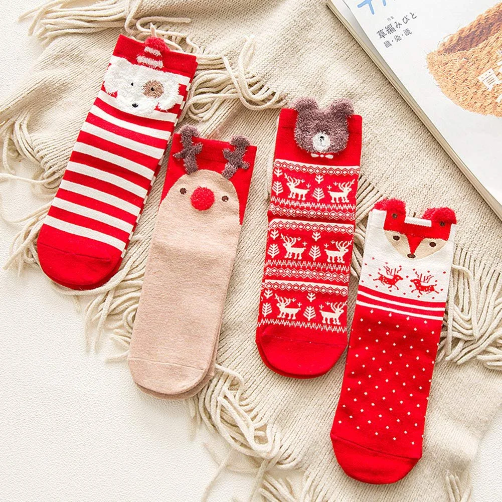 Шкарпетки Grehge Різдвяні Пухнасті М'які Жіночі, фото №2 Шкарпетки Grehge Різдвяні Пухнасті М'які Жіночі, фото №2