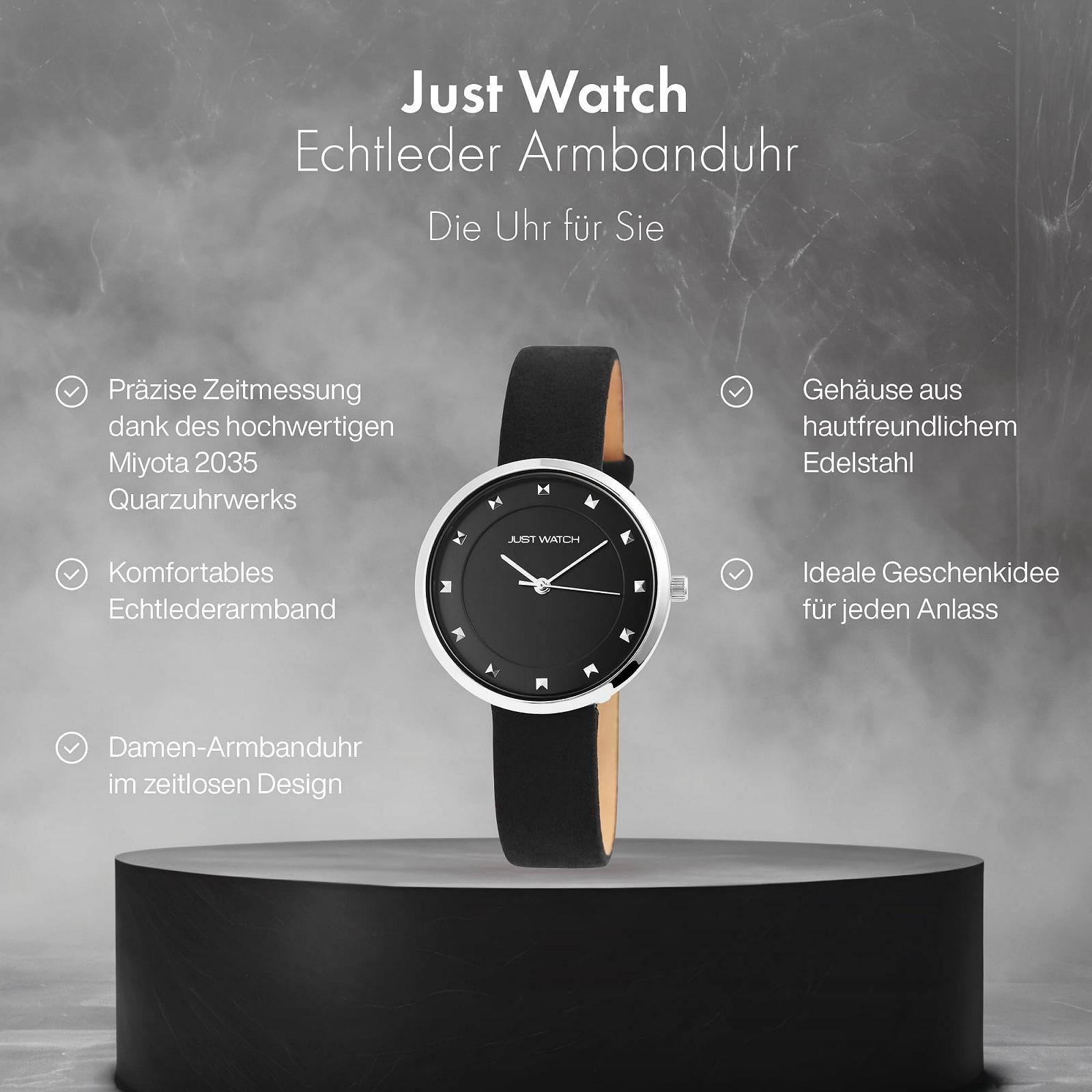 Часы Женские Just Watch Stacey JW10091 Кожаный Ремешок Аналоговые Кварцевые, фото №2