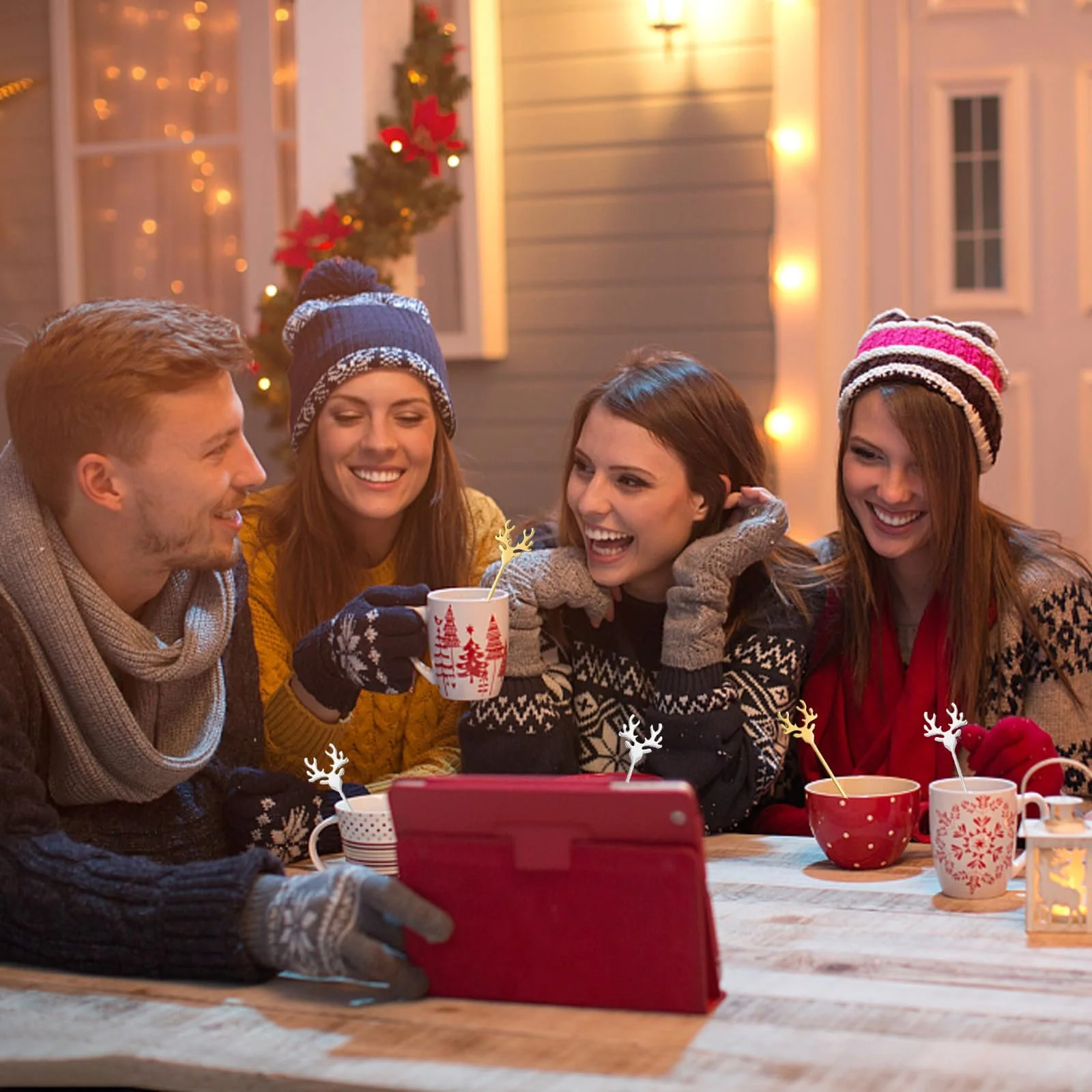 Набір ложок Silver Elk Christmas, нержавіюча сталь, 6 шт., фото №7