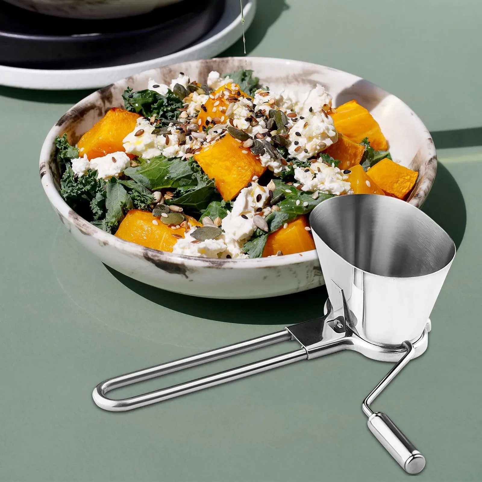 Терка Rostfreier Petersilienhacker Korianderhacker для измельчения петрушки, орехов, чеснока, трав, фото №9