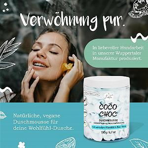 Мус для душу BadeFee Coco Choc зволожувальний 190 г synthetic.ua - Фото 1