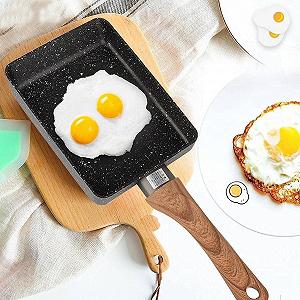 Сковорода Tamagoyaki Garsent, алюмінієва японська сковорода для омлету, маленька антипригарна сковорода для яєць для кухні synthetic.ua - Фото 1