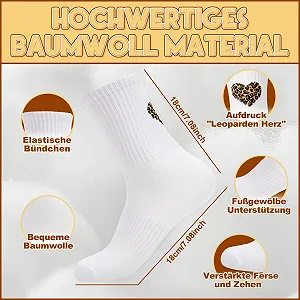 Шкарпетки тенісні Leopard Heart Жіночі 39-42 synthetic.ua - Фото 1