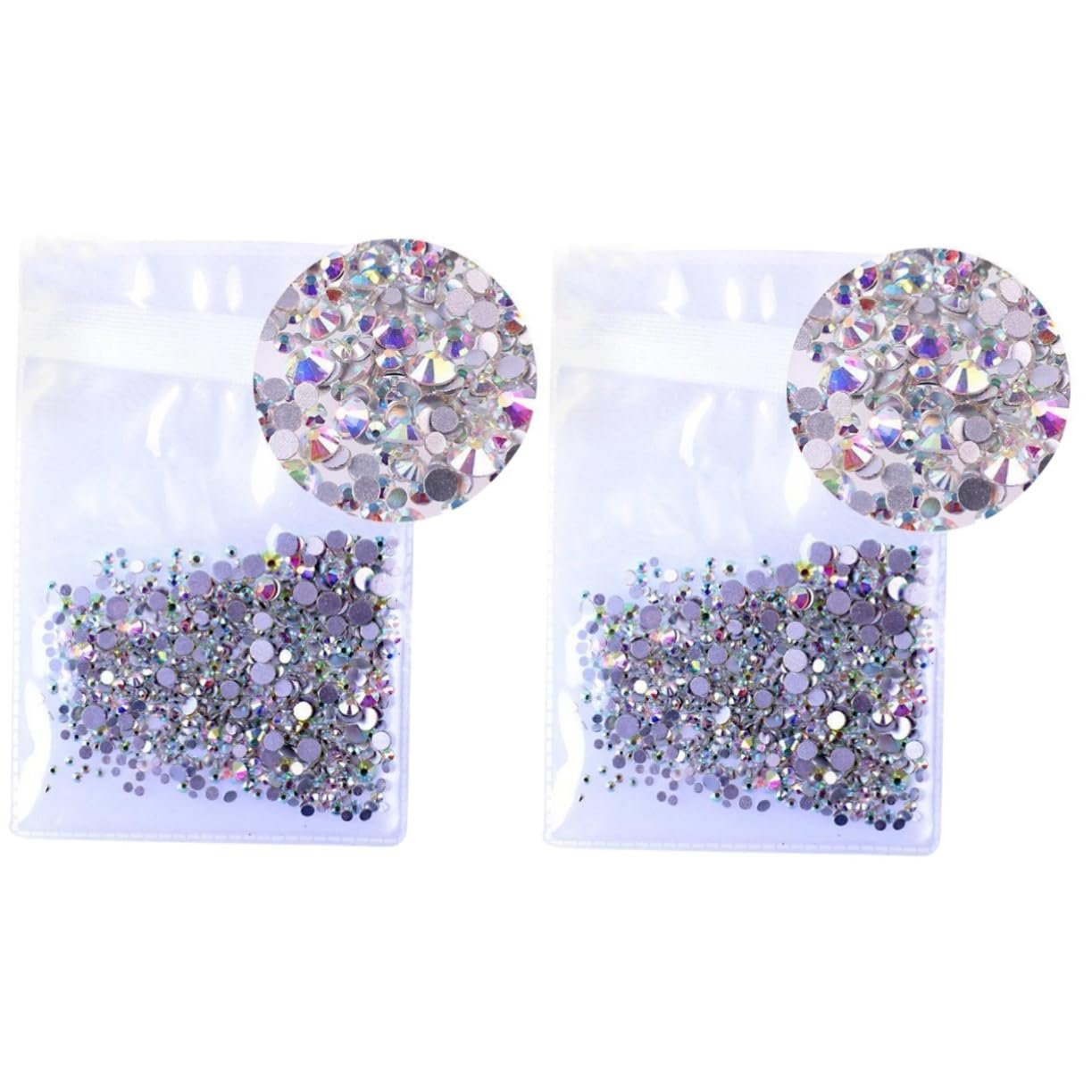 Стразы Круглые Beavorty 2880 штук AB Crystals, фото №7