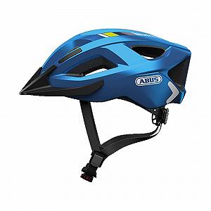 Шлем Велосипедный ABUS Aduro 2.0 Городской С Подсветкой, Steel Blue - Фото 1
