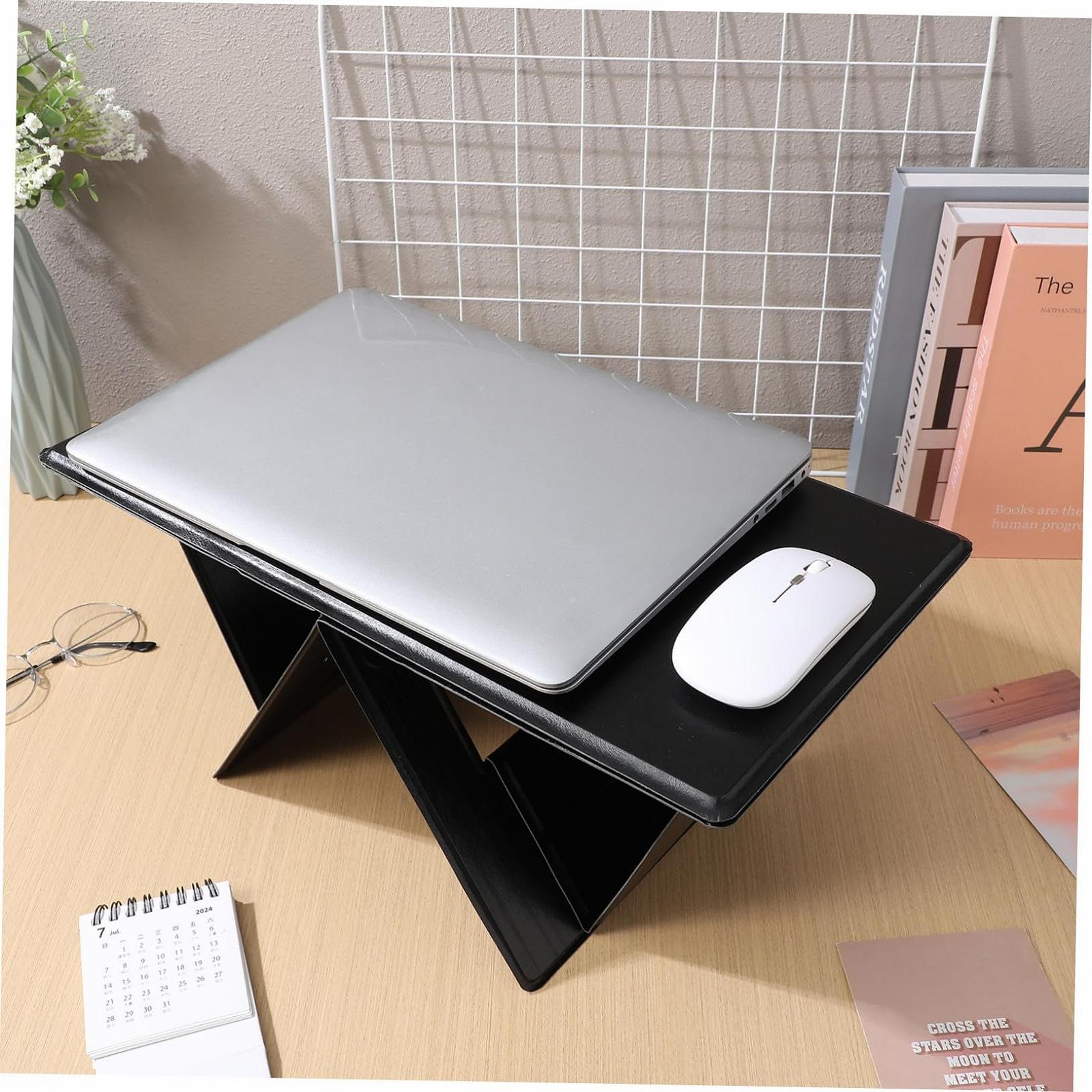 Складаний столик для ноутбука DOITOOL з картону високої щільності для автомобіля, ліжка або дивана, регульований кут нахилу, нековзна поверхня для набору тексту або читання, фото №2