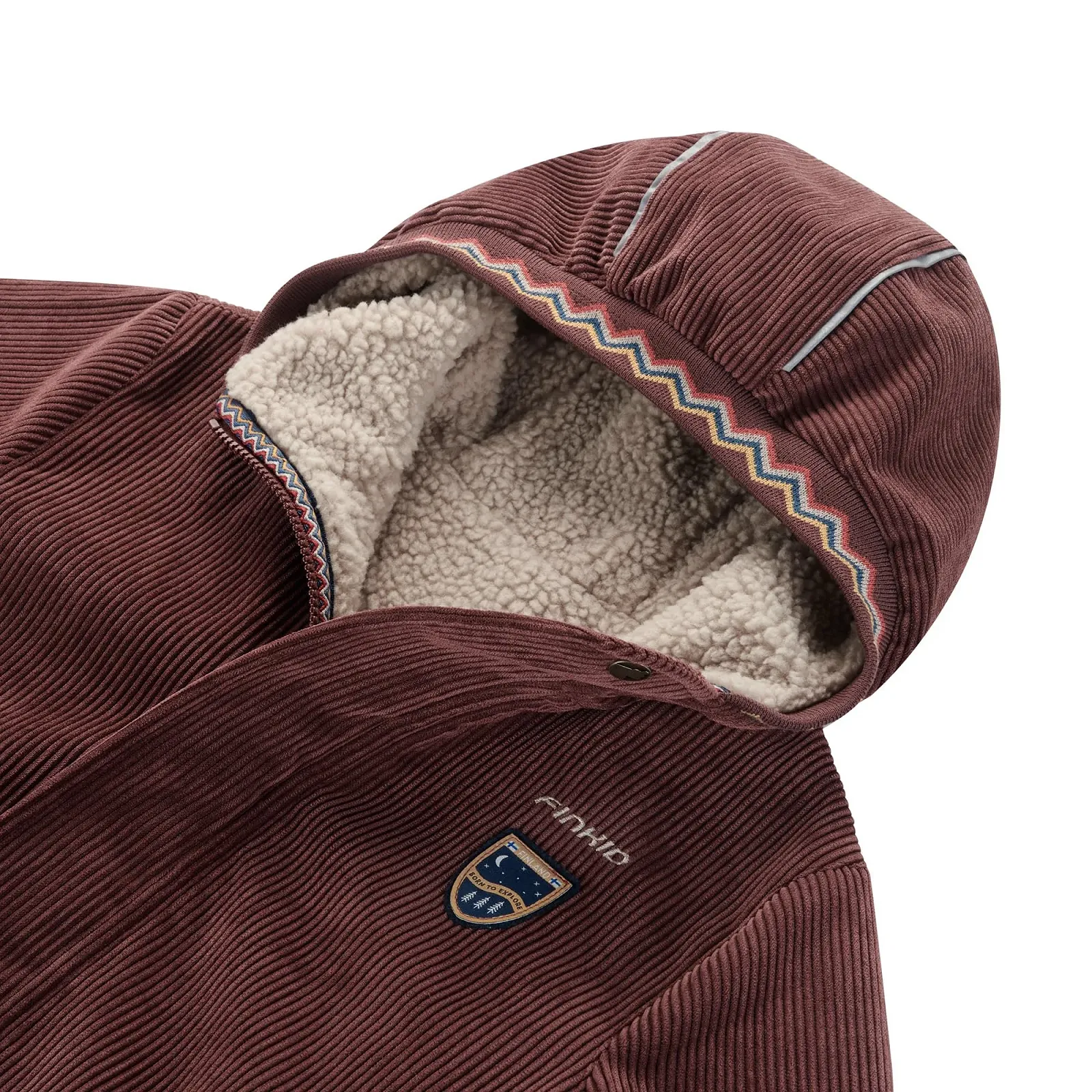 Куртка Finkid Juri Cord Двостороння Водонепроникна Вельветова Куртка з Фінськими Народними Елементами, фото №4