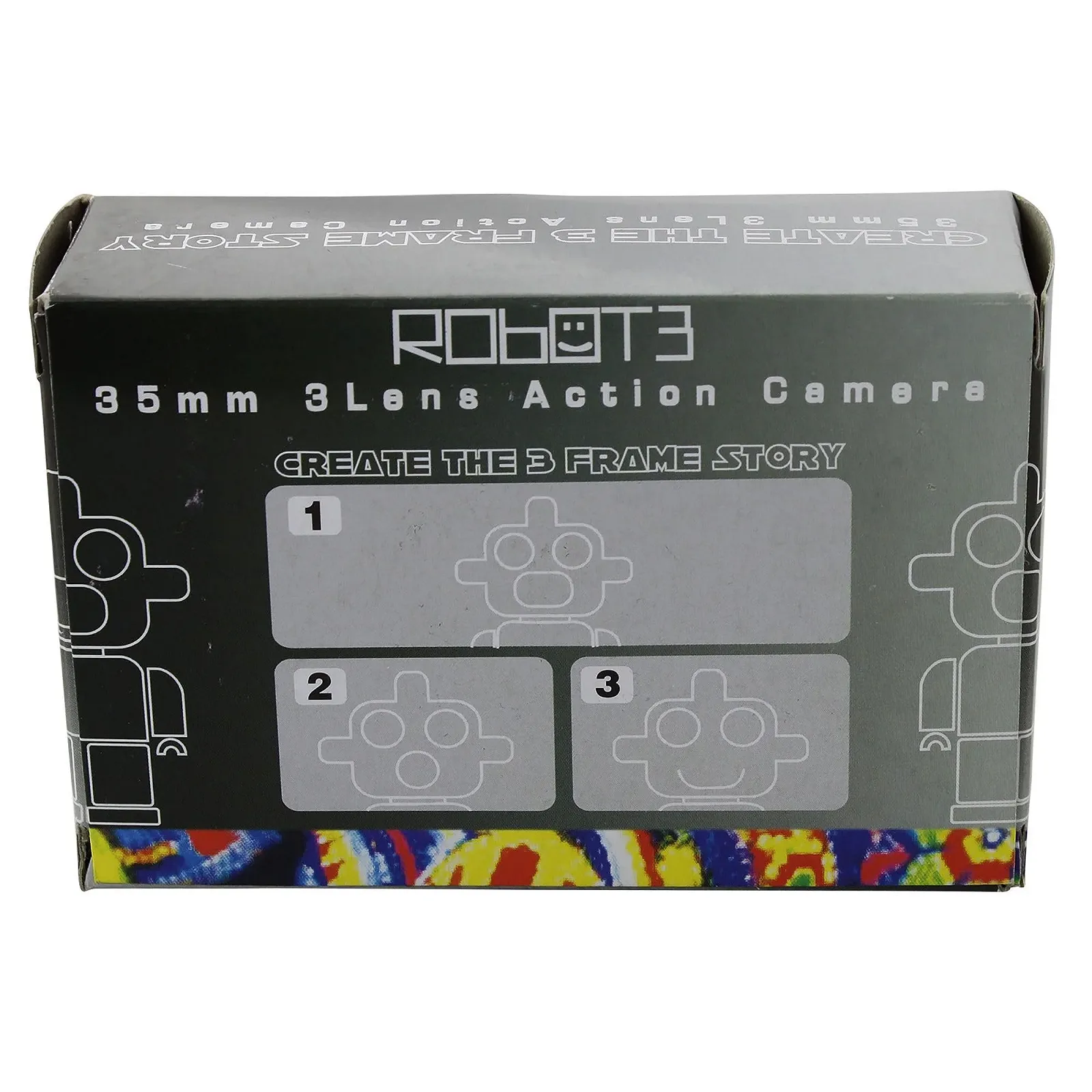 Фотокамера Freak Scene® 3 Lenses Robot Camera 35 мм Black/Pink, фото №4