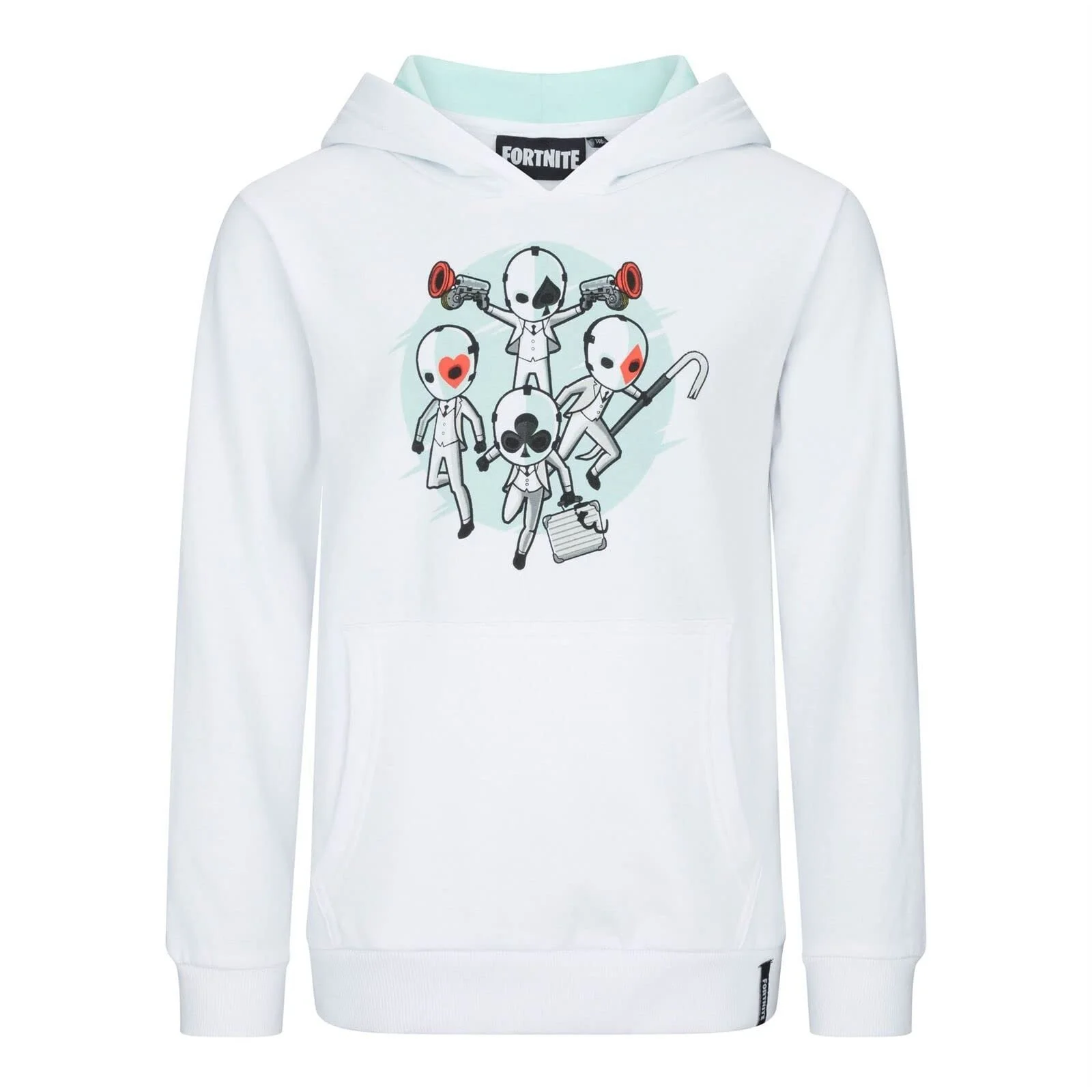 Худи FORTNITE Wild Card Белый Длинный рукав Детский Унисекс Капюшон на шнурке Игровой Хлопковый Размеры 10-16 лет, Белый, фото №1 Худи FORTNITE Wild Card Белый Длинный рукав Детский Унисекс Капюшон на шнурке Игровой Хлопковый Размеры 10-16 лет, Белый, фото №1