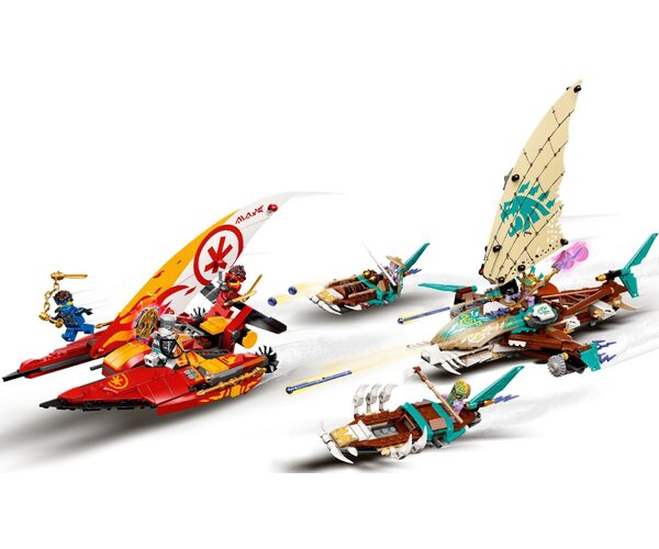 Конструктор LEGO Ninjago Морская битва на катамаране 71748, фото №3
