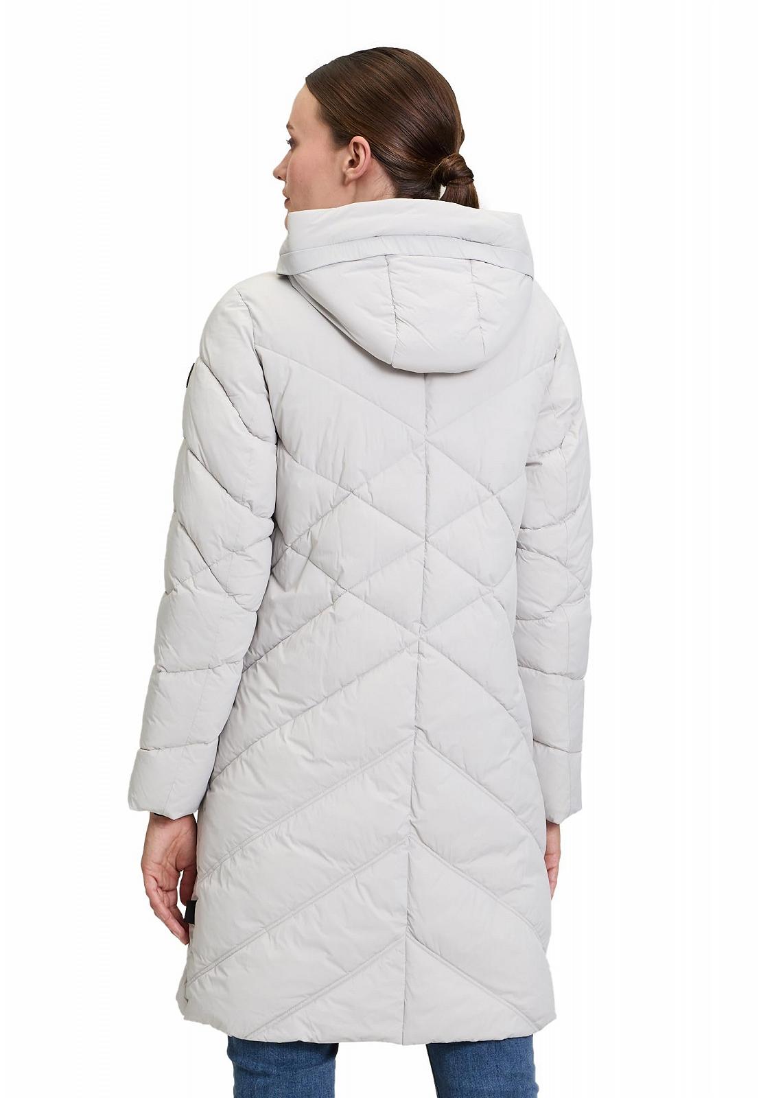 Жіноче стьобане пальто Amber & June з капюшоном, фото №6 Жіноче стьобане пальто Amber & June з капюшоном, фото №6