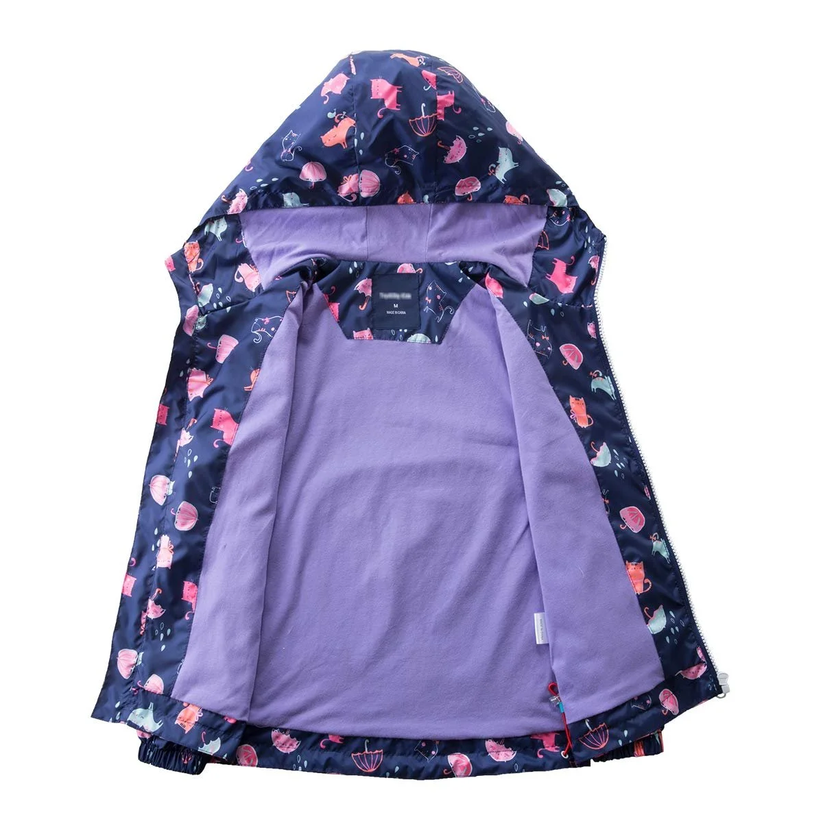 Дощовик для дівчат YoungSoul, вітро- та водонепроникна перехідна куртка, фото №3