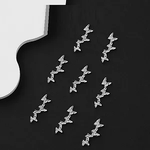 Украшения для ногтей qbodp 60 шт., модные украшения для ногтей, 4 подвески-бабочки для ногтей, аксессуары для ногтей - Фото 1