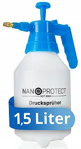 Обприскувач ручний Nanoprotect 1.5 л з регульованою латунною форсункою - Фото 1