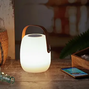 Настільна лампа MARELIDA LED Bluetooth-колонка акумуляторна бездротова вулична 21 см - Фото 1