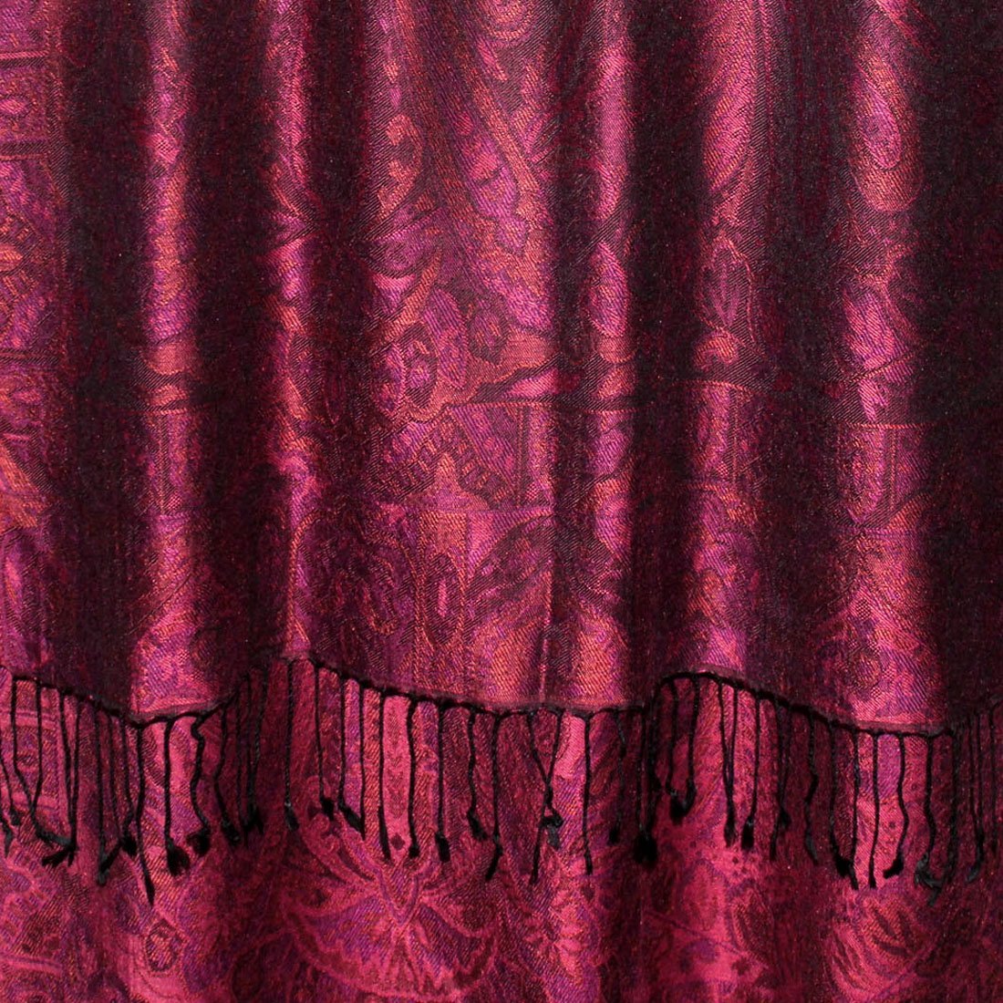Жіноча пашміна Lorenzo Cana Paisley Red Berry, фото №4